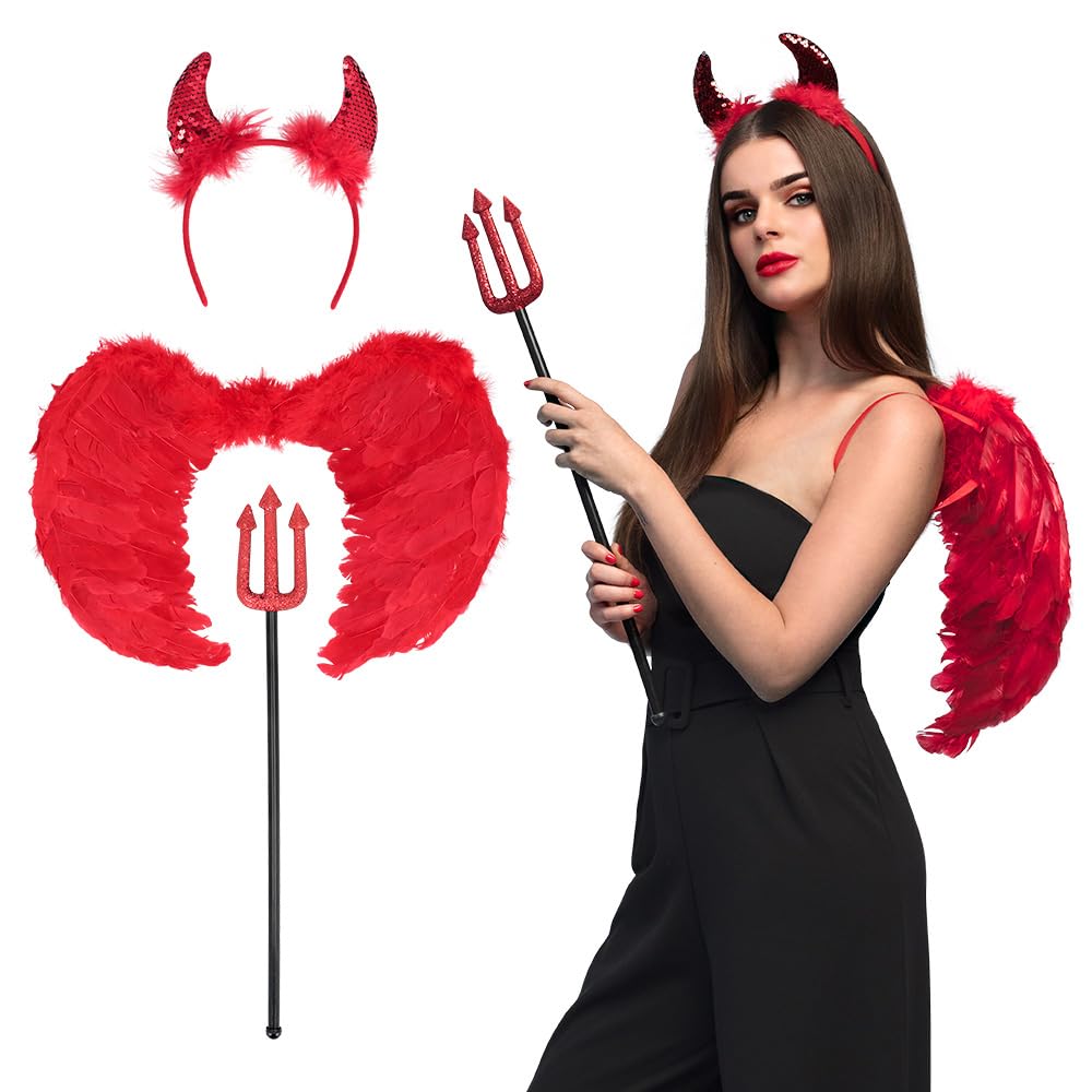 Winged Devil Set - Boland Adult Fancy Dress