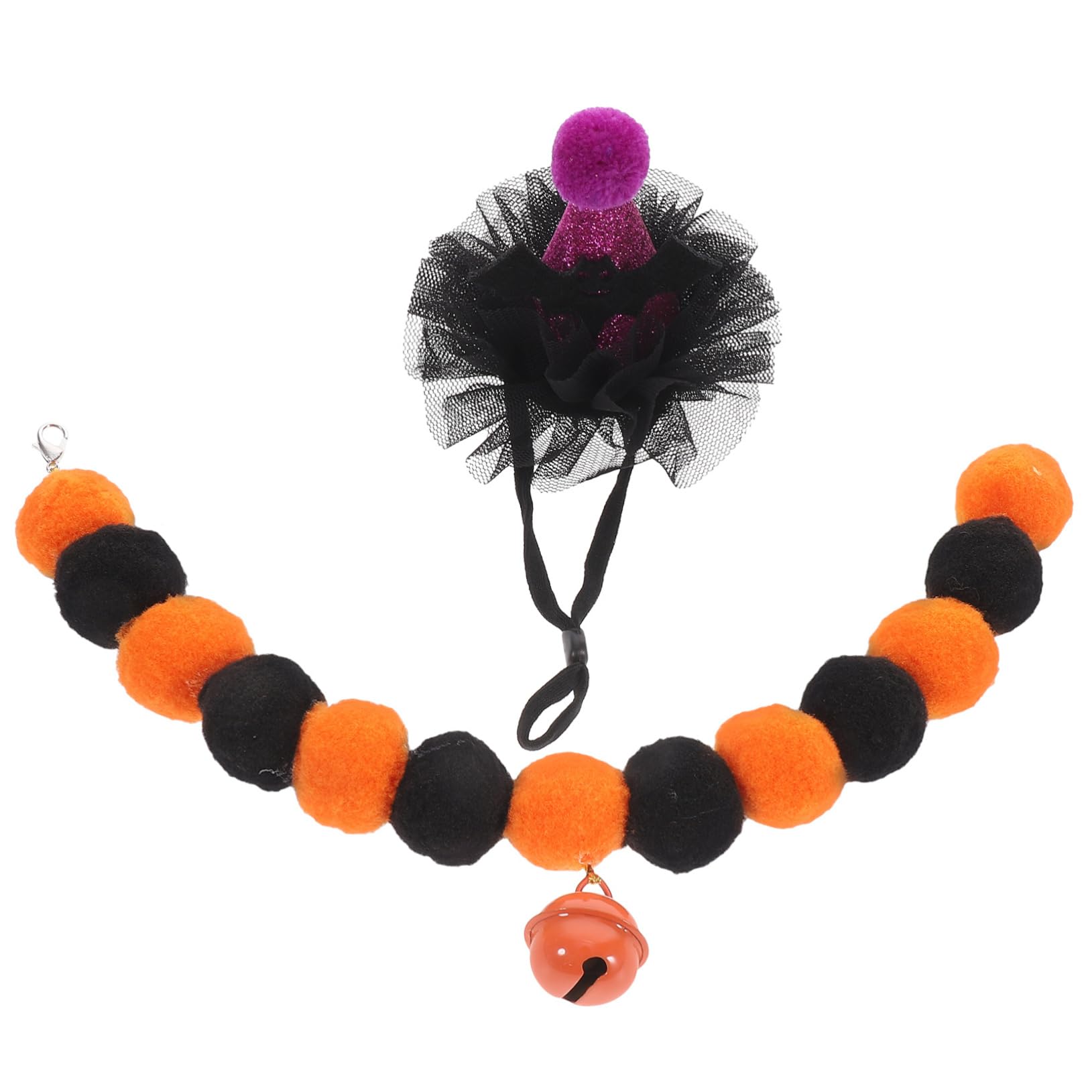 Costume d'Halloween de chat mignon chapeau de fête et accessoires petits chats