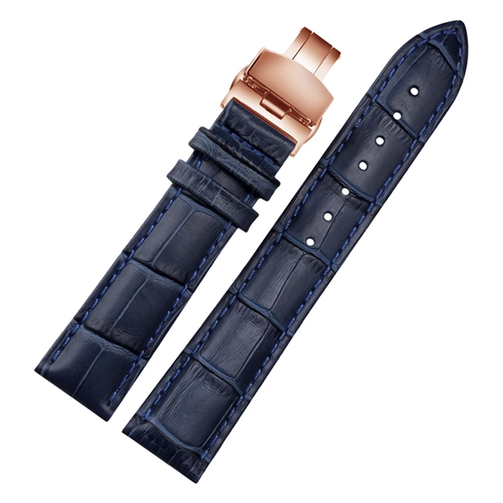 12 14 16 18 19 20 21 22 23mm Colore blu cinturino in vera pelle cinturino per uomo e donna cinturino per Citizen Rossini cinturino