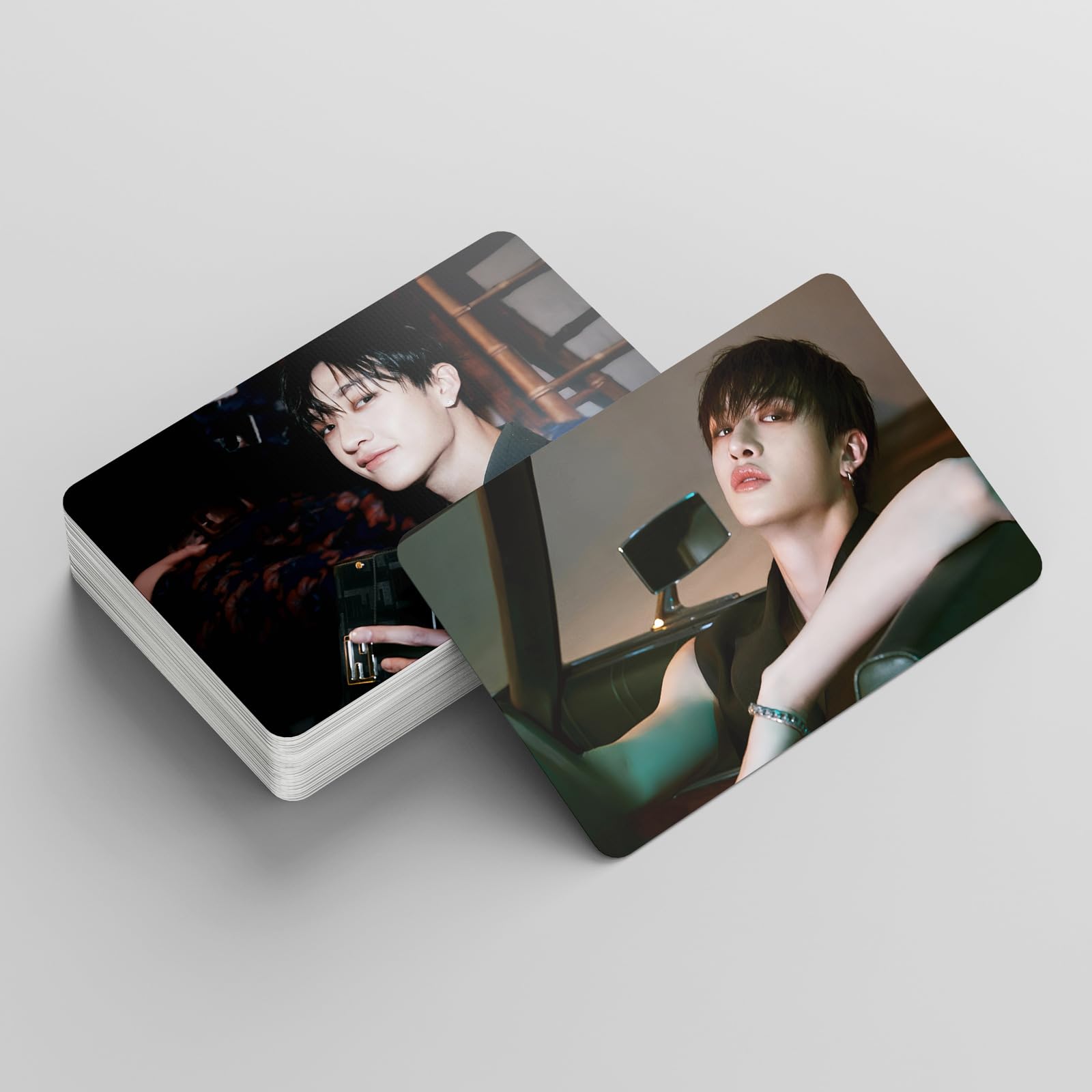 Stray Kids Photocards 55 PCS Album Photo Cards Kpop Gift Lomo Cards for Boys and Girls (Bang Chan)