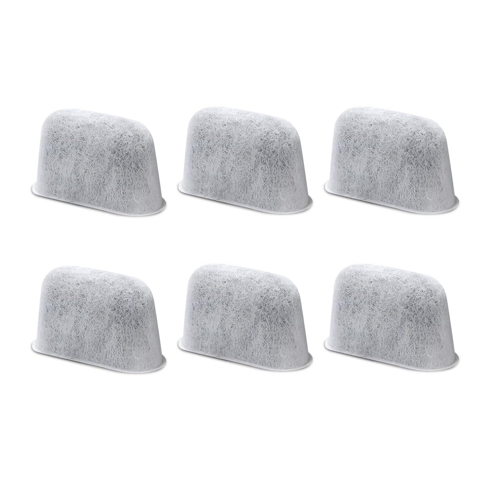 Kalttoy 6Pcs Espresso Coffee Machine Activation Carbon Water Filter Coffee Brewing for ES601 ES655 ES701 CFP301 Replacement Maker Replacement Filter