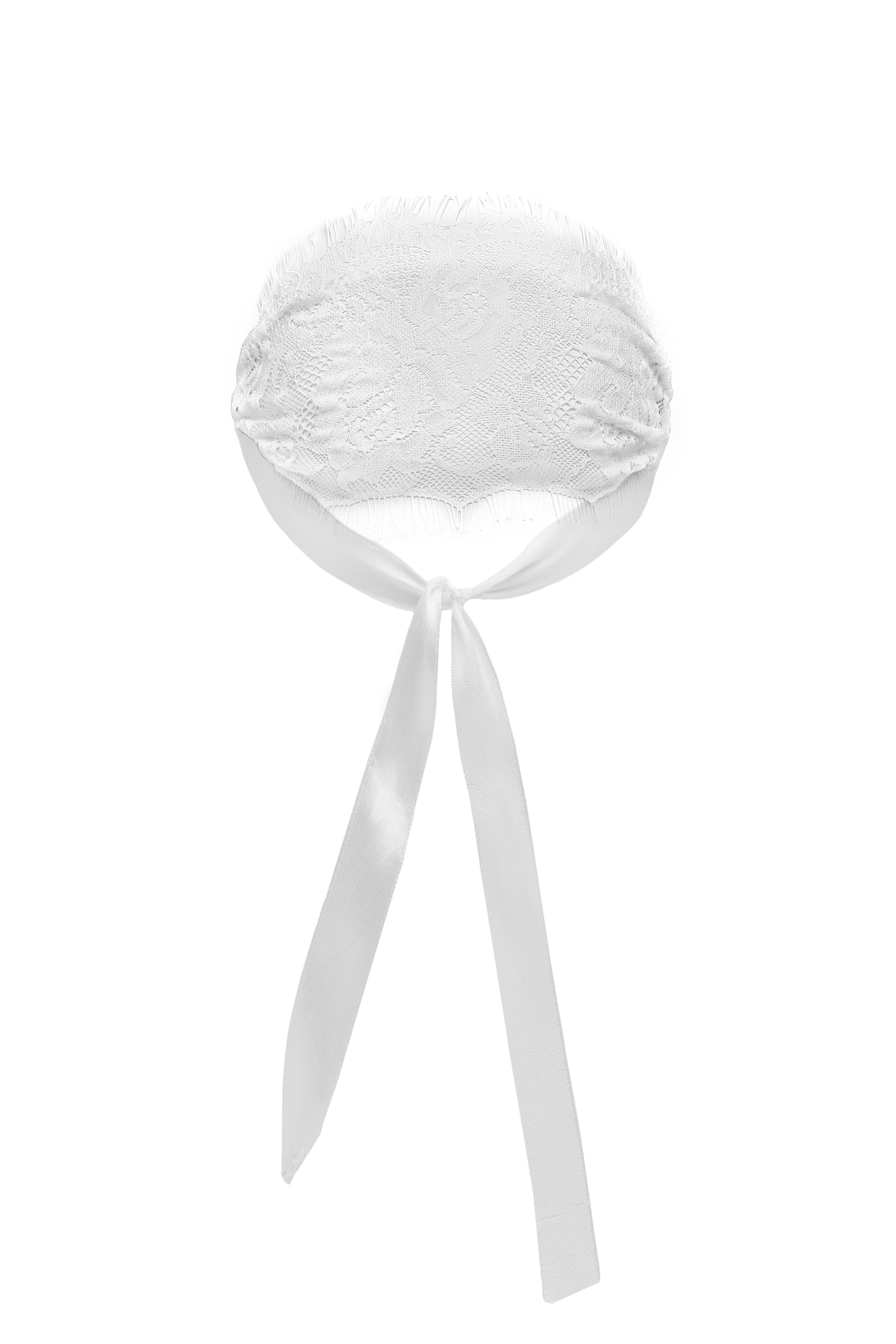 Bandeau sexy pour femme - En dentelle - Pour jeux érotiques - Blanc, Blanc., taille unique