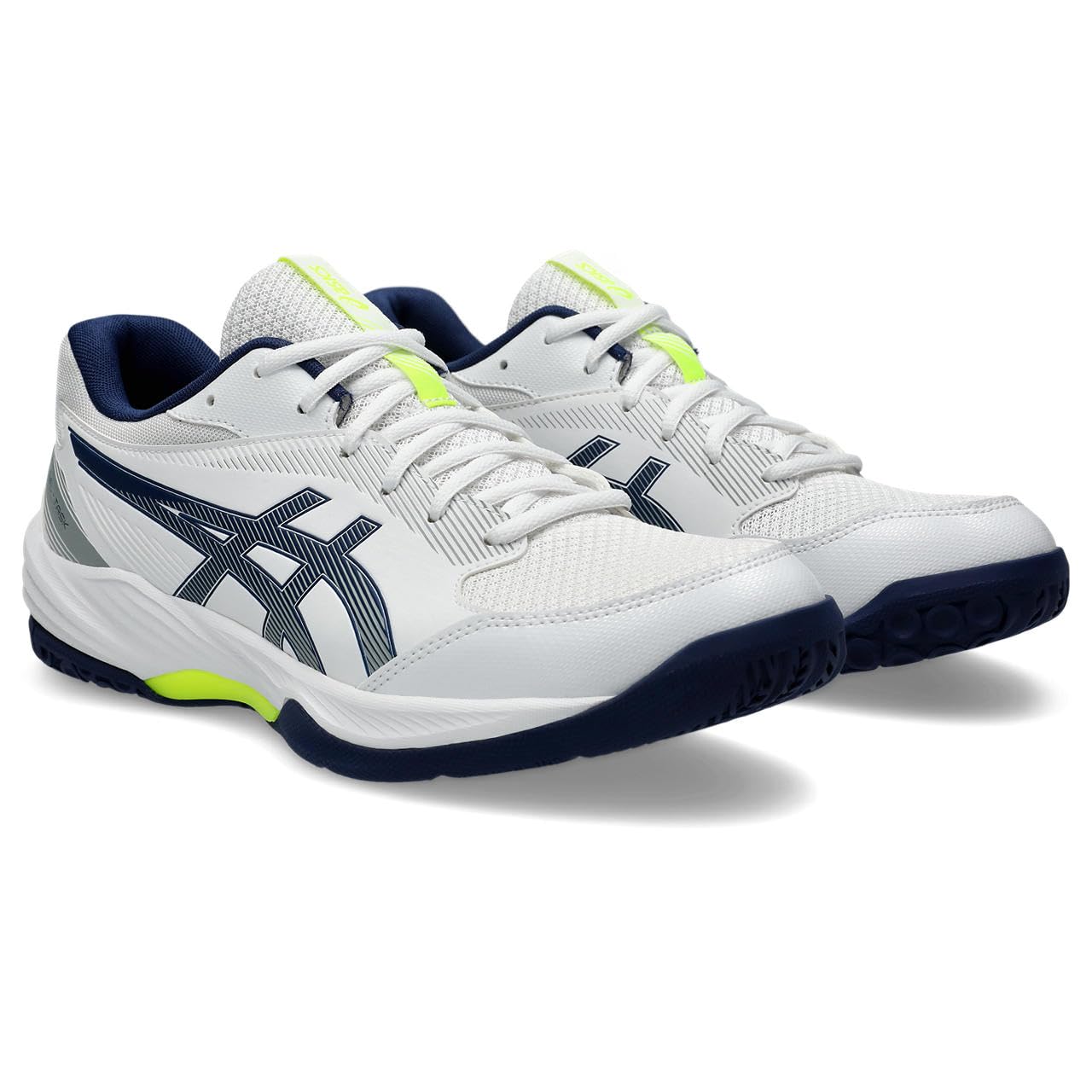 ASICS Mens Gel-Task 4 White/Blue Expanse Badminton Shoes - 11 UK (1071A103.100) (B0D66KG688) Amazon Price History, Amazon Price Tracker