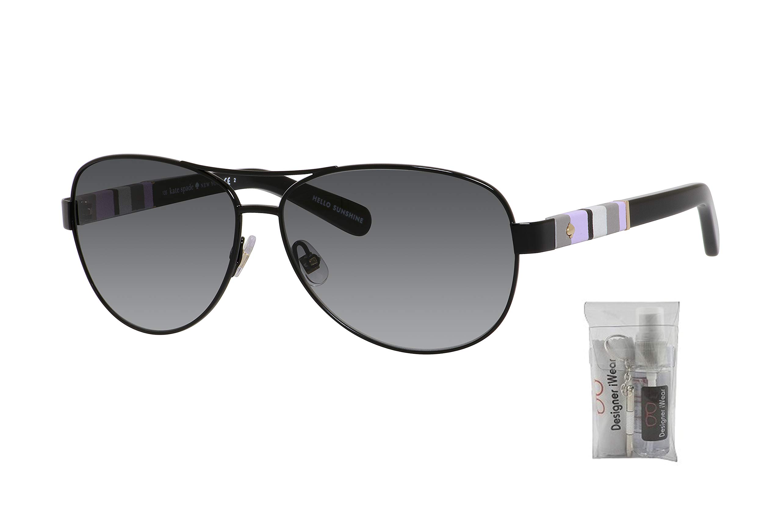 Kate Spade Dalia/S 0W92/Y7 58M Shiny Black/Grey Gradien  display picture 1
