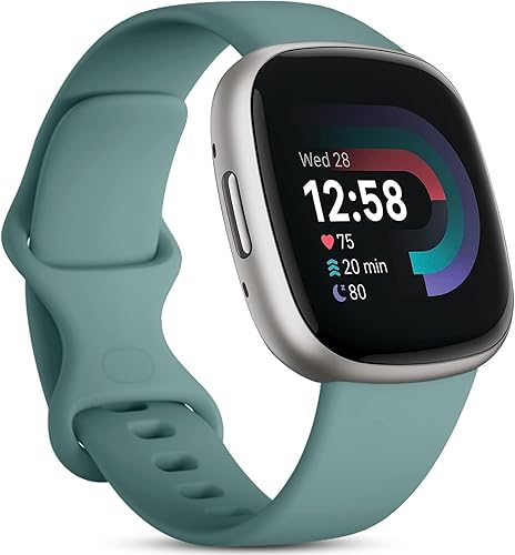Vista 14 de Odbeai Compatible con correas Fitbit Sense y Sense2/Versa 3 y 4 bandas para mujeres y hombres, correa deportiva de repuesto suave, accesorios