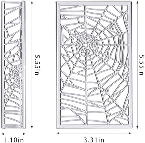 Miniatura 7 de Troqueles de murciélagos fantasmas de Halloween para hacer tarjetas, juegos de troqueles de corte de cementerio de Halloween, plantillas de cuervo
