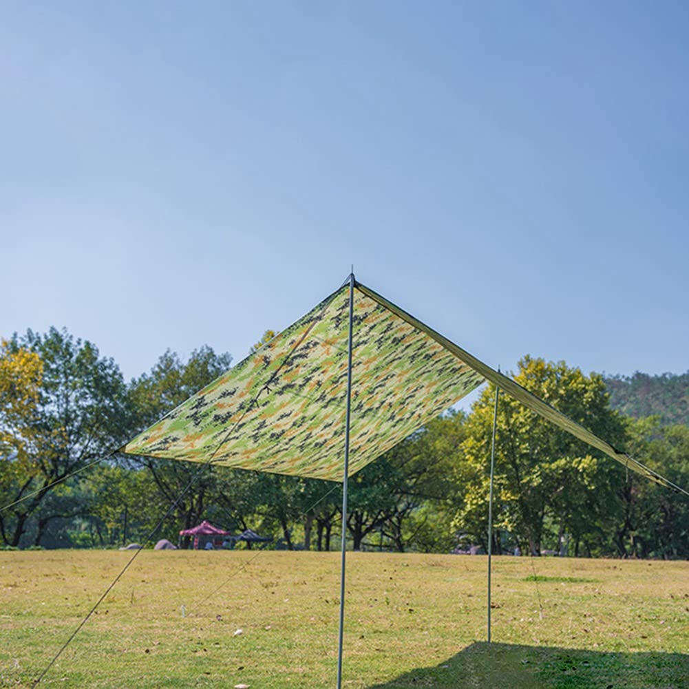 Telo antipioggia per amaca da campeggio | Teli per tenda da campeggio leggeri - Telo antipioggia per amaca da campeggio - Attrezzatura da campeggio Must Haves W/Easy Set Up Picchetti per tenda inclusi