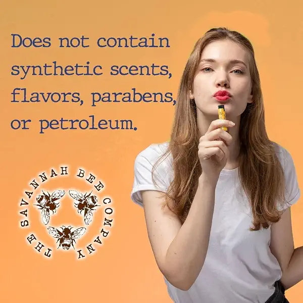 Savannah Bee Company Lip Balm - Lip Moisturizer for Chapped Lips - Hydrating Lip Balm with Pure Honey 4