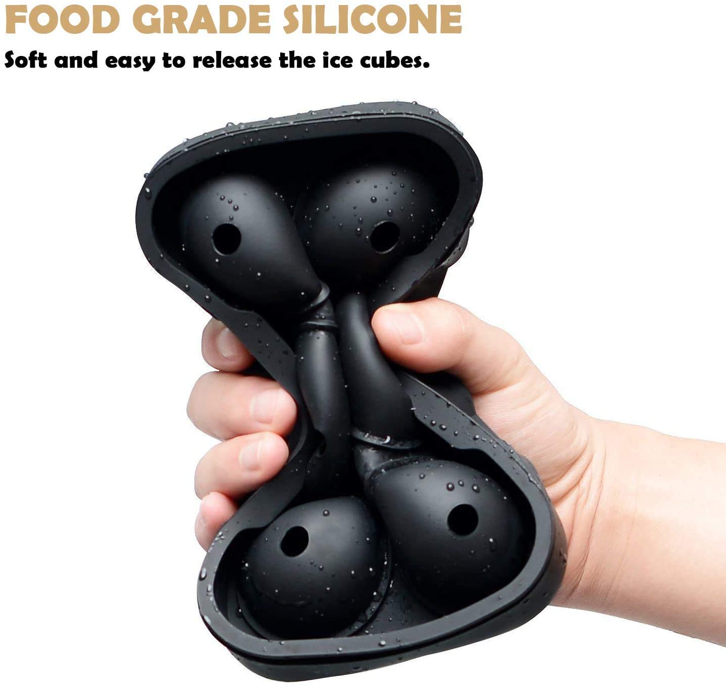 Skull Ice Cube Tray - Flexible Silicone Mould -4