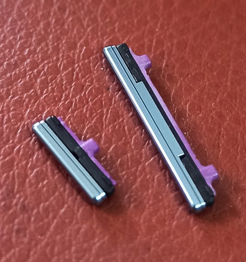 Replacement Switch Side Power On Off Lock Button, Volume Key Button Part Compatible with Samsung Galaxy S10+ S10 Plus, SM-G975F/DS, Blue-image-23