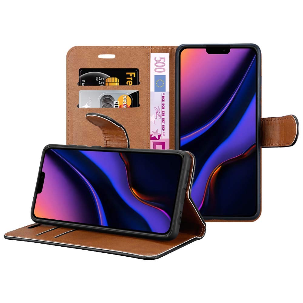 ICatchy Custodia A Portafoglio In Pelle PU Per IPhone 11 Pro Max, Con Supporto E Porta Carte, Nera - 2