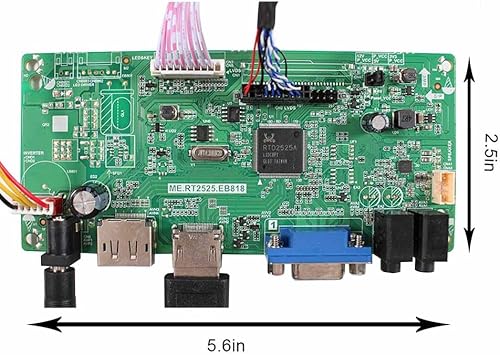 Miniatura 3 de 10.4 pulgadas 800x600 4:3 TFT LCD pantalla y DP VGA LVDs tablero del controlador, para la exhibición del juego Vide