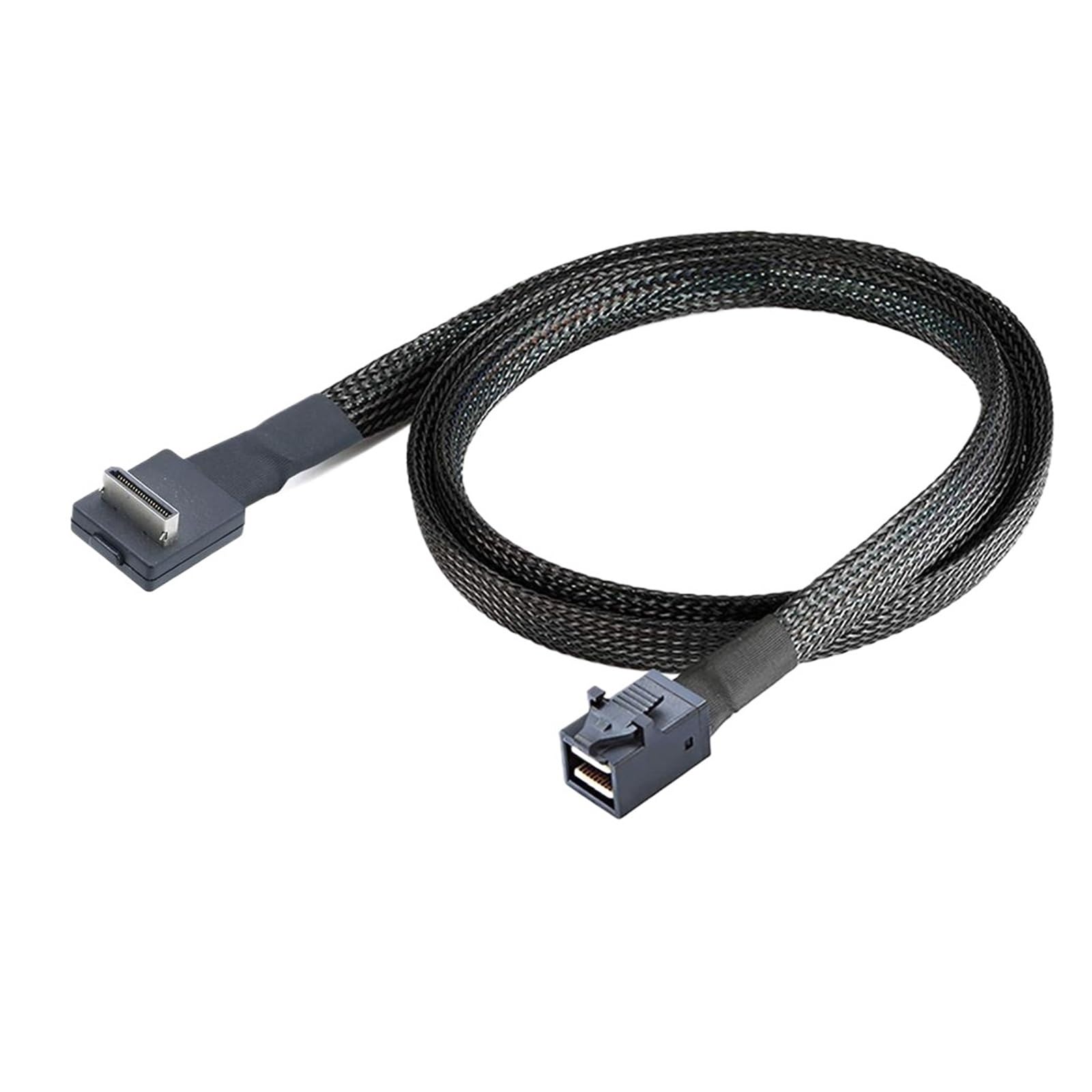Cavo server Oculink SFF 8611 4I 32P 90 gradi a SFF-8643 da 0,5 m/1 m (50 cm)