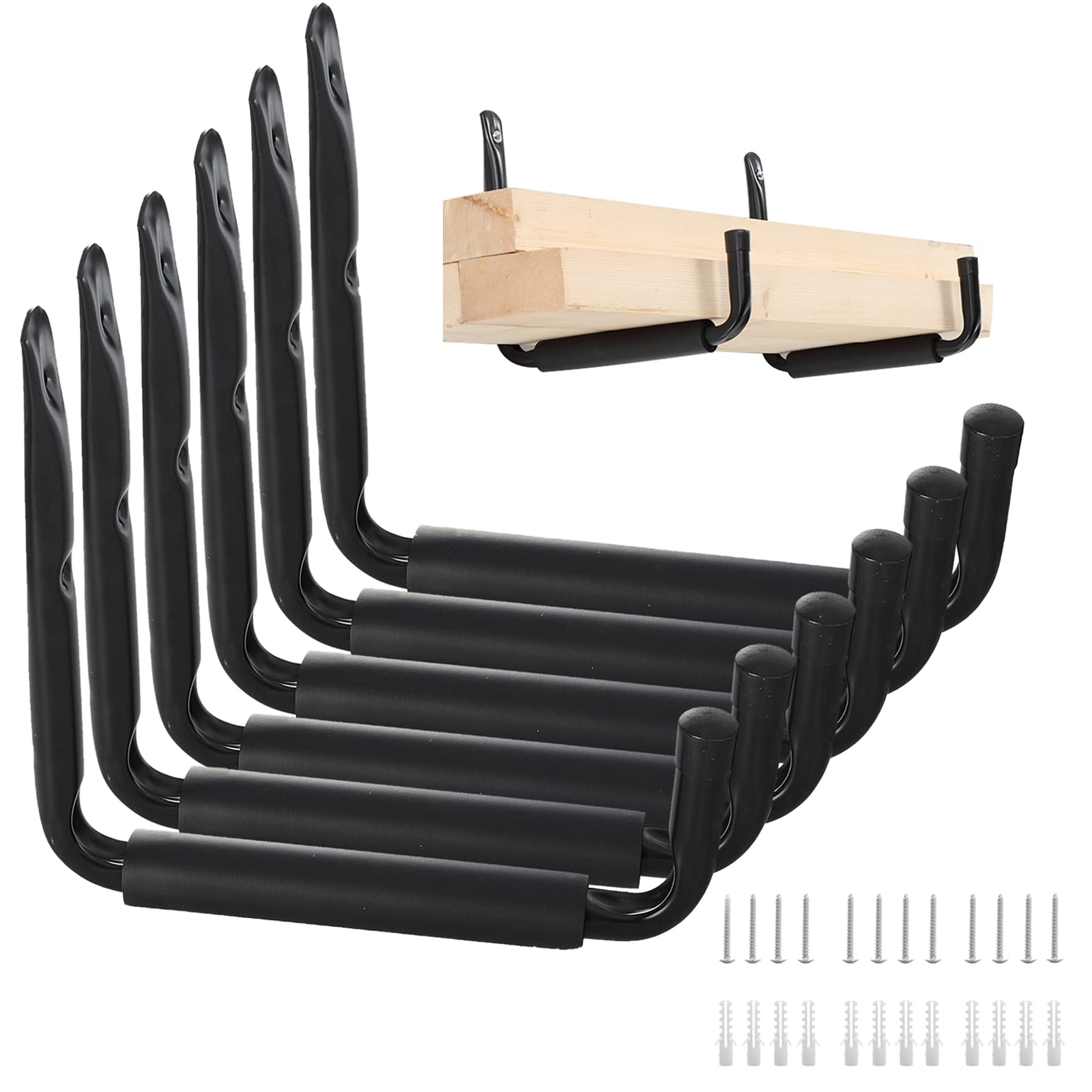 Buy Garage Storage Utility Hooks, Heavy Duty Ladder Hooks, Wall Mount