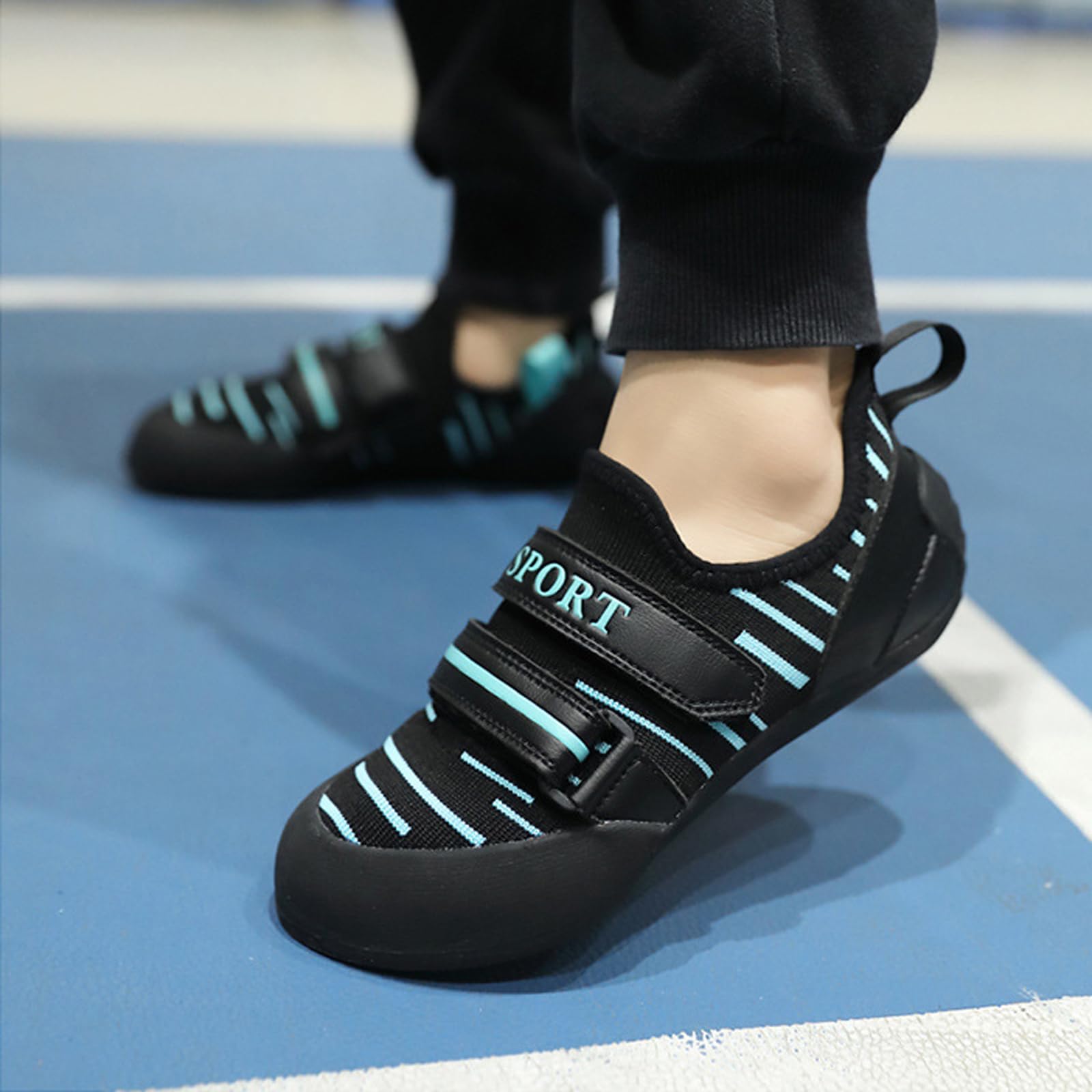 Pies De Gato Escalada Mujer,Climbing Shoes Zapato De Escalada,Calzado Deportivo De BúLder para Interiores,FáCil De Ponerse Y Quitarse Antideslizantes,para Gimnasio Y Escalada
