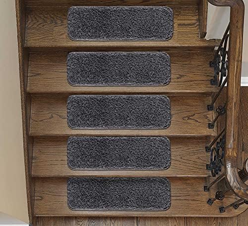 Emmahome Soft Shaggy Washing Machine Natural Non-Slip Rugs/Carpet/Mats Round Hallway Runner Mat Set 30mm Thickness (Black, 60 X 220cm - View #8