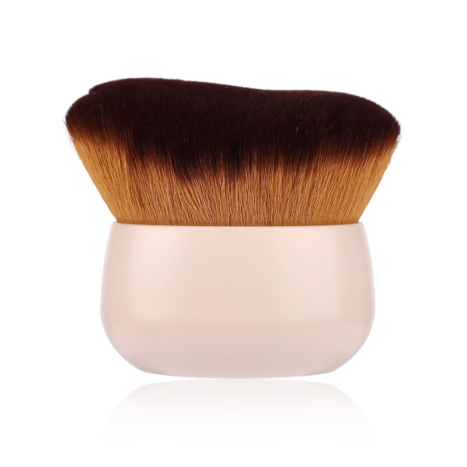NQEUEPN Pennello Autoabbronzante Corpo, Pennello Trucco per Fondotinta in Polvere Abbronzante e Abbronzatura Spray Applicatore Autoabbronzante per Viso e Gambe (Bianco)