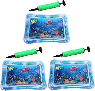 BESTOYARD Tapete De Gelo Inflável Para Crianças 6 Peças Tapete De Brincar Para Bebês Bóias De Água Para Recém-Nascidos Tapete Flutuante Infantil Tapete Flutuante Para Bebês Tapete