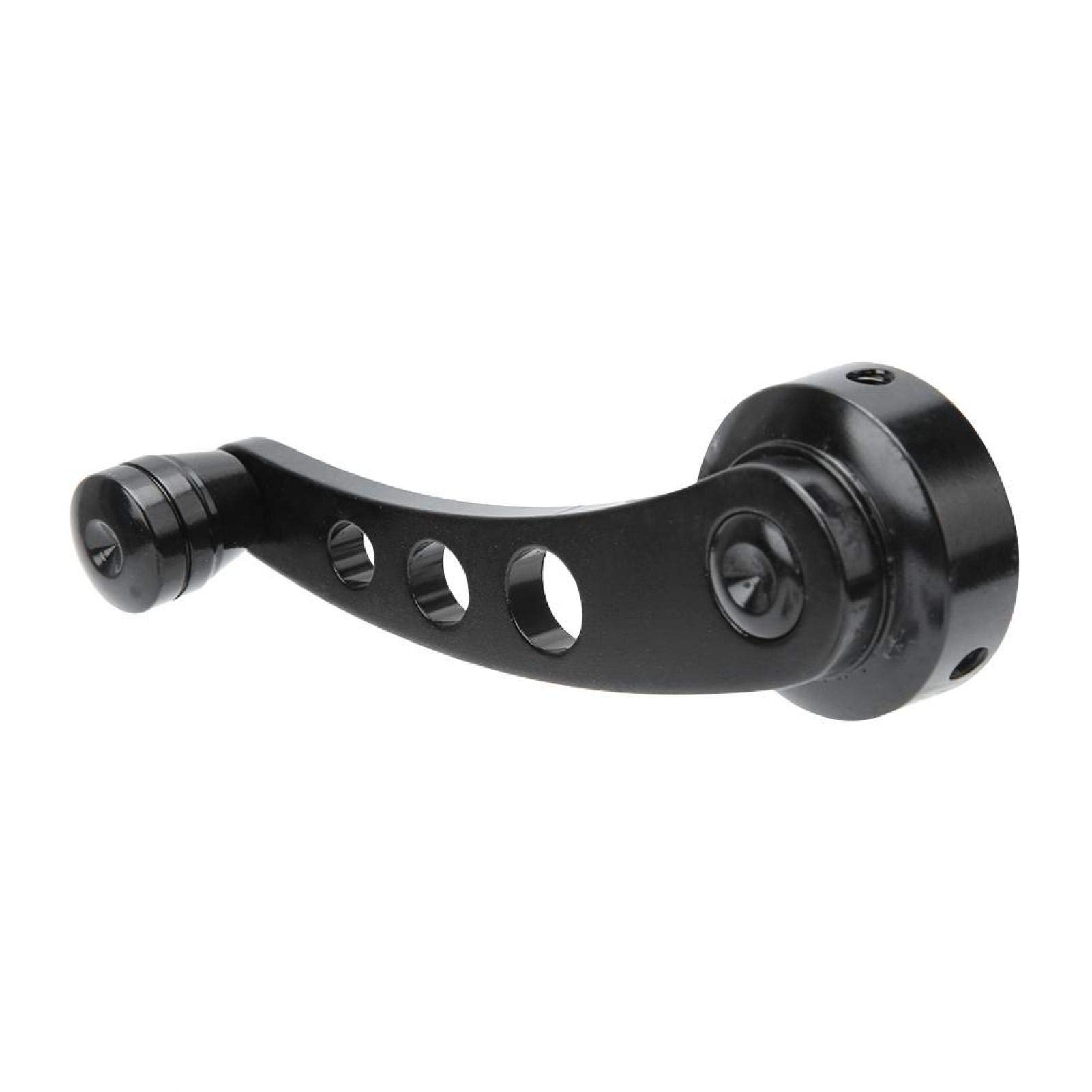 aqxreight 3in Manivelles de fenêtre CNC Aluminum Alloy Window Crank Handle Kit Fits for Chevy noir