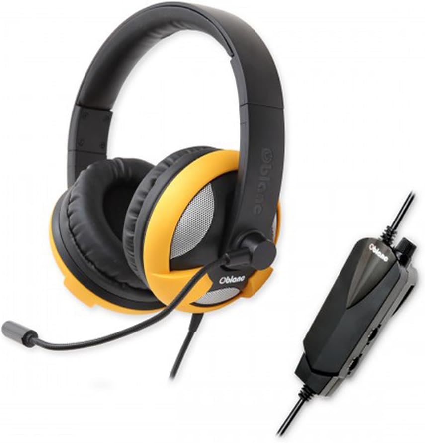Oblanc UFO True 5.1 Sound USB Gaming Headset, Matte Yellow (OG-AUD63060)