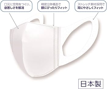 Amazon.co.jp: 平和メディク LIFE Mask 3Dサージカルマスク レギュラー