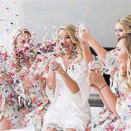 4 stuks papieren confetti voor bruiloft, confetti-poppers, push-pop-confetti, pirple papieren confetti voor bruiloft… - Image 8