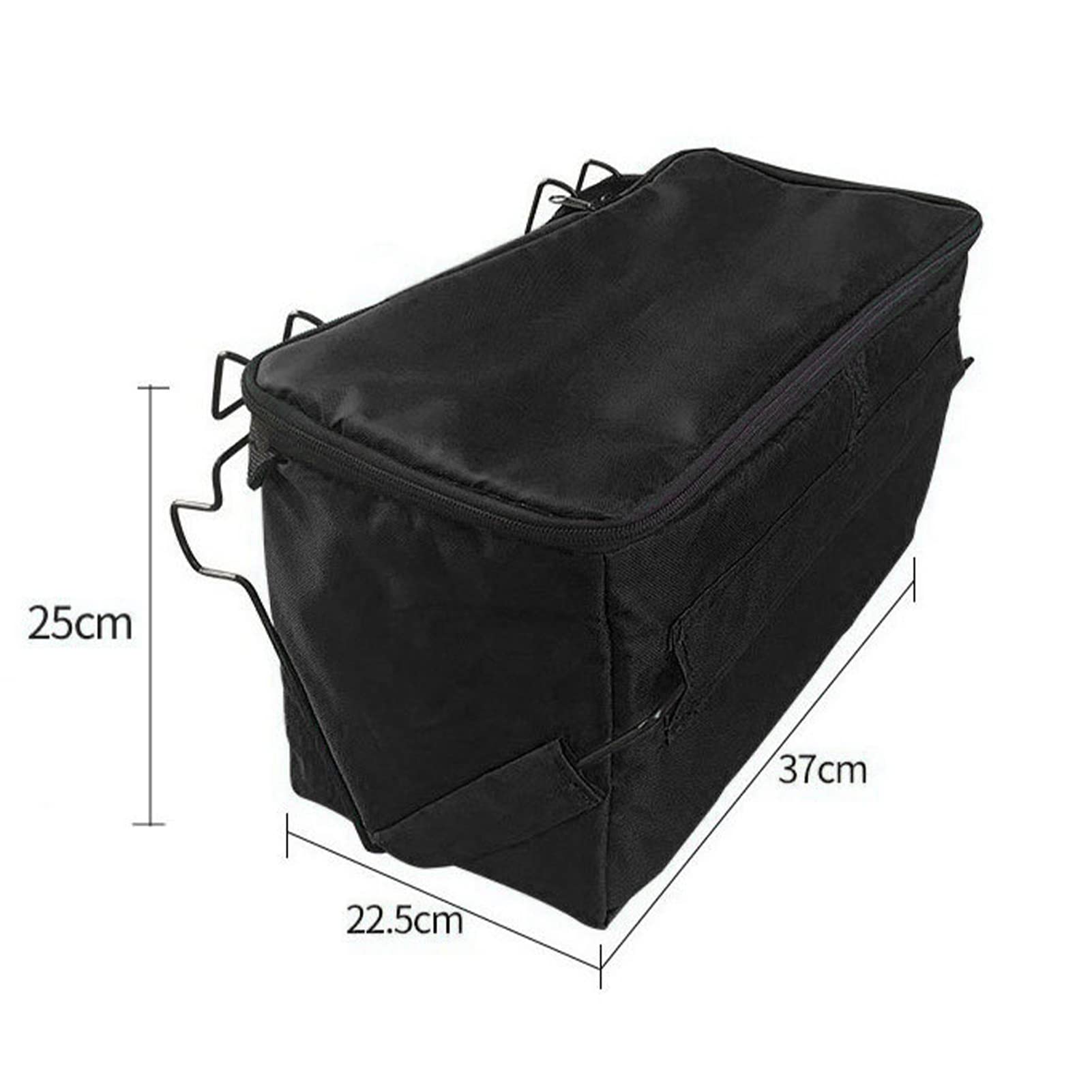 Wagon Cooler Bag, Ice Bag, Borsa di stoccaggio per alimenti con cerniera all'aperto per carri Push Pull, Accessori per carrello portatile da campeggio a mano esterna