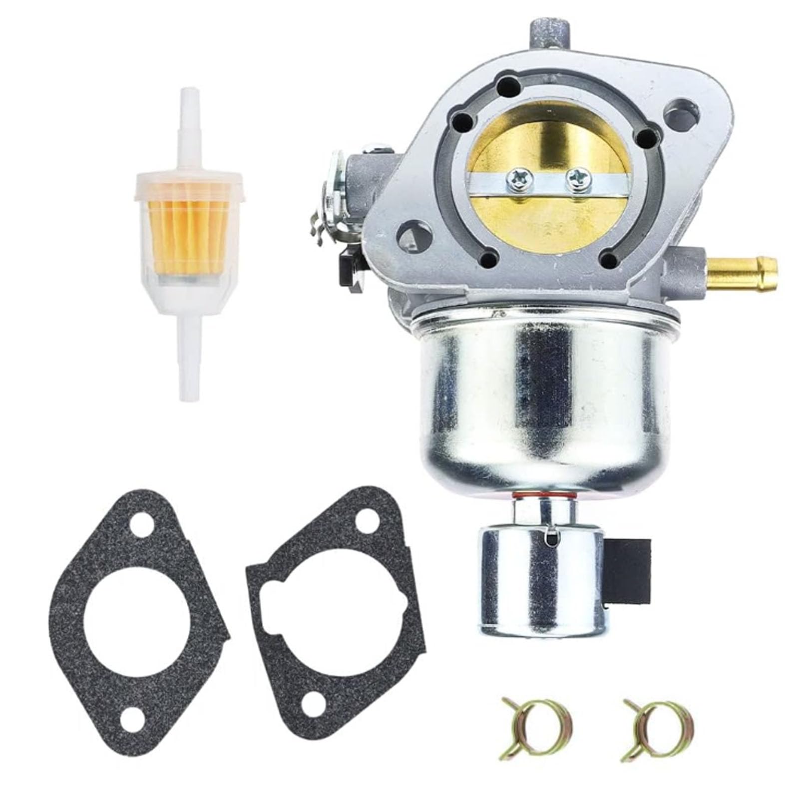compatibile con 15004-0828 Carburatore Carb con kit guarnizioni per motori Kawasaki FS651V FR691V FS691V 23 HP Gravely ZT 42 XL 15004-7062 15004-0986