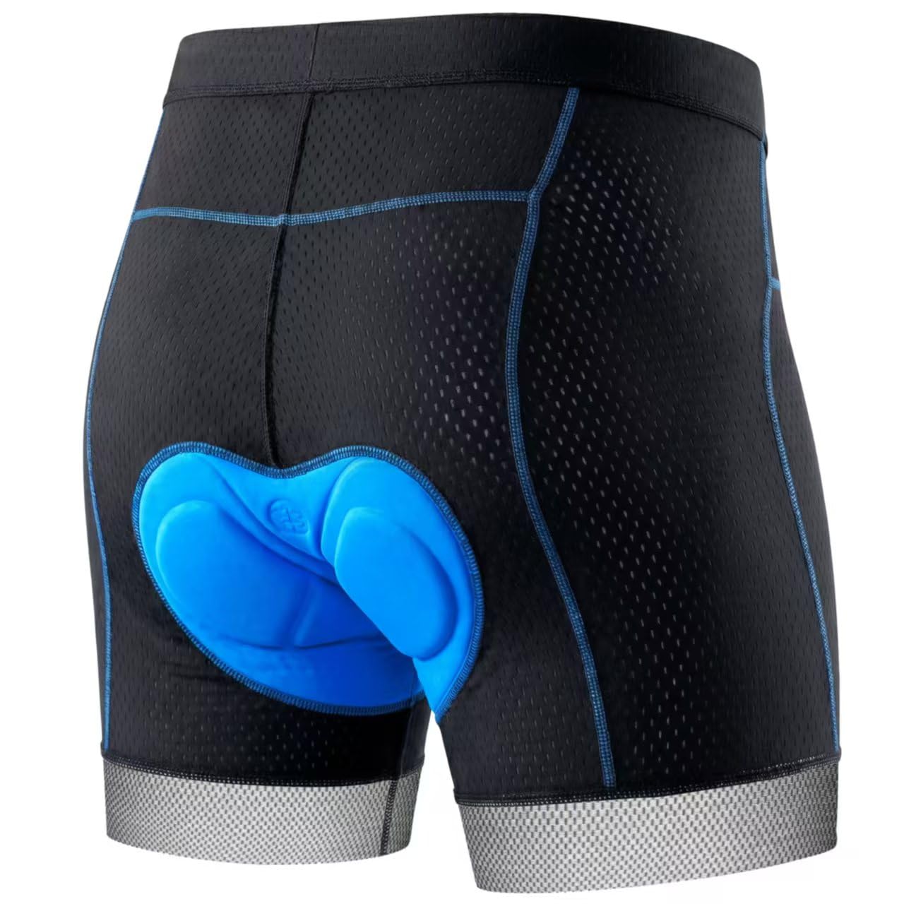Souke Sports Herren Radunterhose 4D Gepolstert Fahrrad MTB Liner Shorts mit Anti-Rutsch-Beingriffe