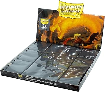 Arcane Tinmen Dragon Shield Standard Size Cards 24 Pocket Page Clear Sheet 50 Pages MTG Card Sleeves are Smooth Tough Compatible with Pokemon Yugioh Magic The Gathering Card Sleeves ART10304