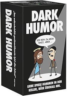 Wer lacht, verliert! Dark Humour Card Game Beyond Good and Evil for Fans of Black Humour, Sarcasm, Taboo Break and Irony. Jesus Meets Hitler!