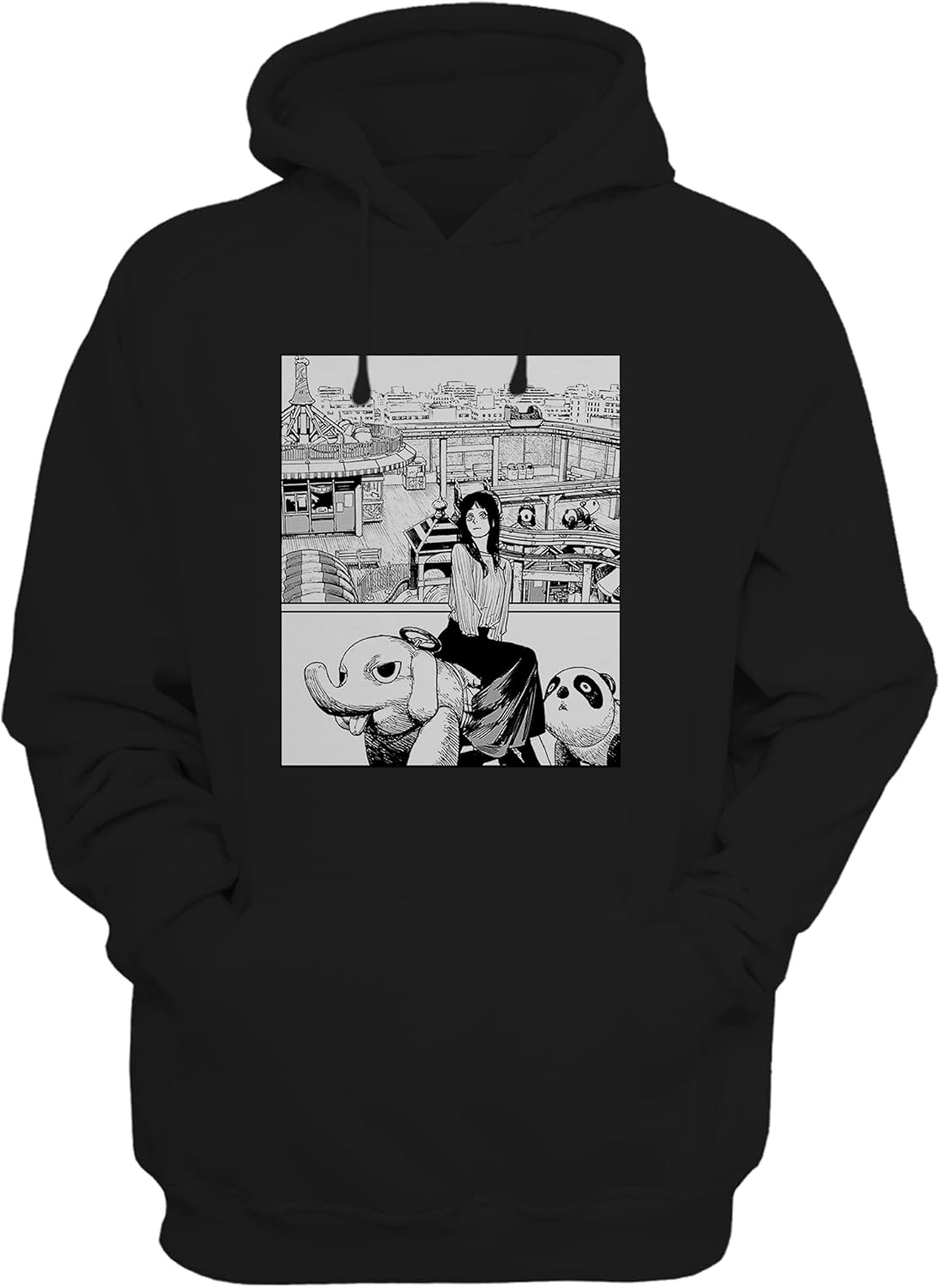 Chainsaw Man Merch Chainsaw Man Amusement Park Essential TShirt Long Sleeve Crewneck Sweatshirt