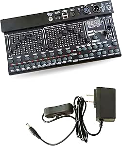 DMX-384D(32CH) Channel DMX Controller MIDI DMX Control console for DJ Lights DMX Controller be Use for Party and Bar.