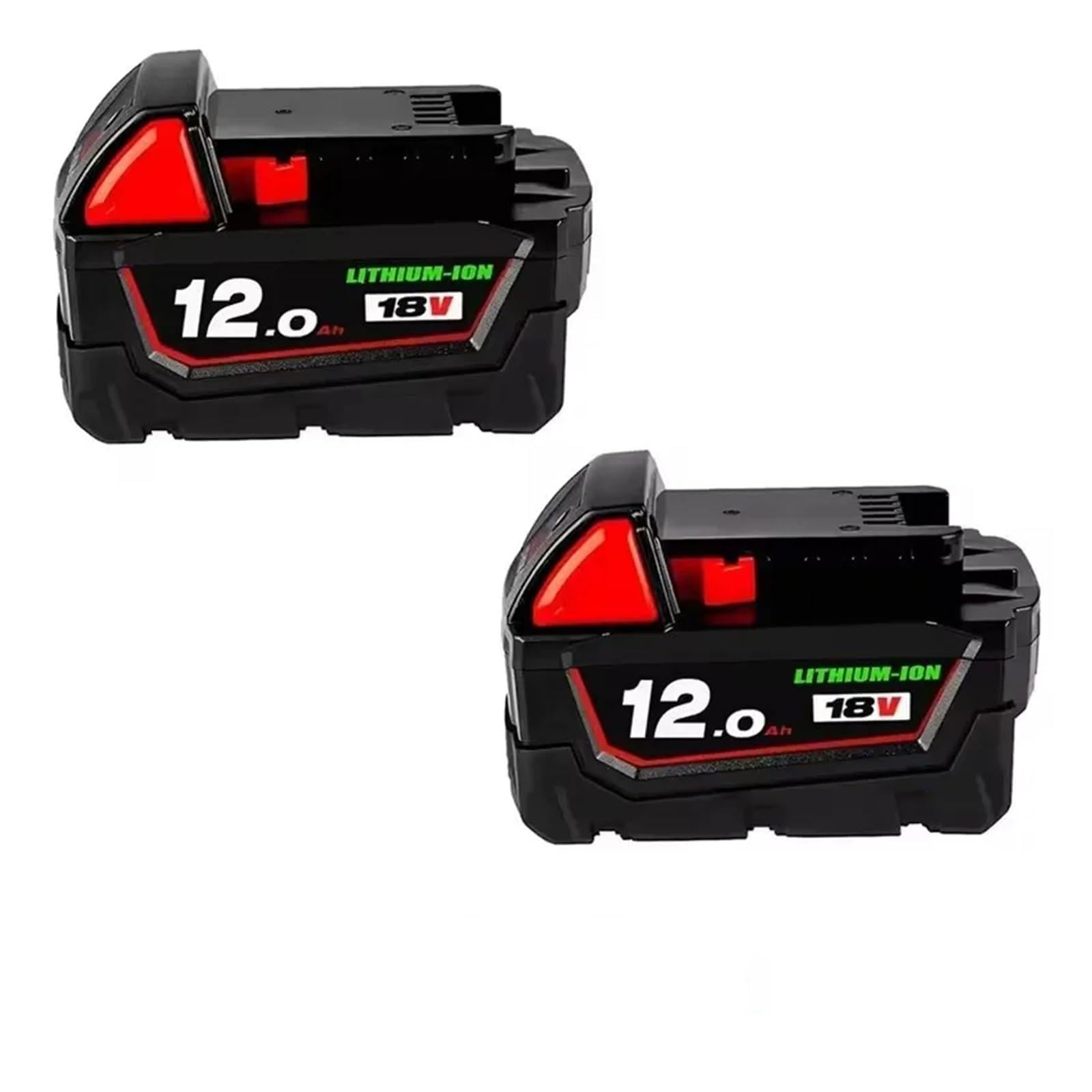 18V Kompatybilny z Milwaukee M18 M18B6 18V XC 12Ah 6Ah Akumulator litowo-jonowy 48-11-1860 /Ładowarka Akumulator wielokrotnego ładowania(VVT1)