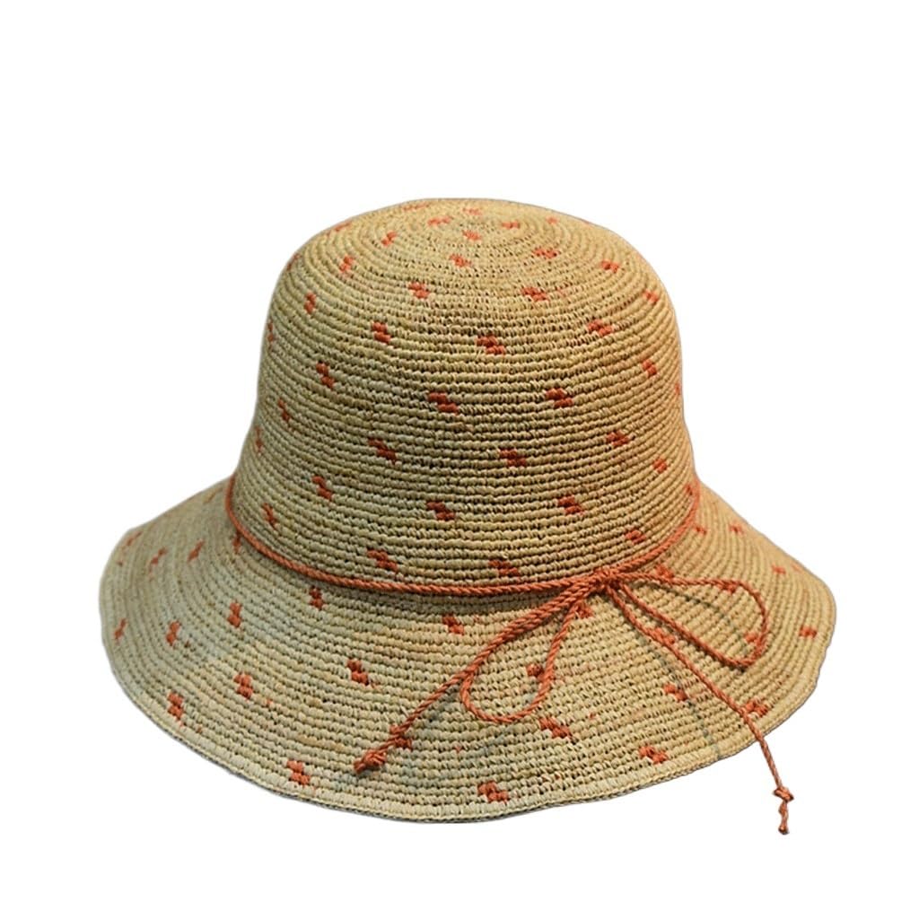 Chapeau de raphia à larges bords ZYFSHA pour le voyage et la plage, modèle E - 6