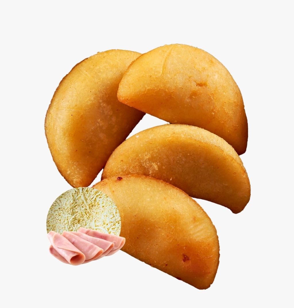 Mosaico Frozen Mini Empanadas Gluten Free by Mosaico Venezuelan Cuisine (48 count) (Ham and Cheese)