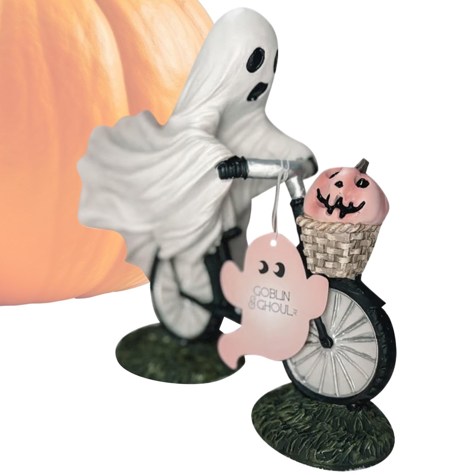 Figurine fantôme Halloween en résine XIAOXIAOYU pour paysage de table