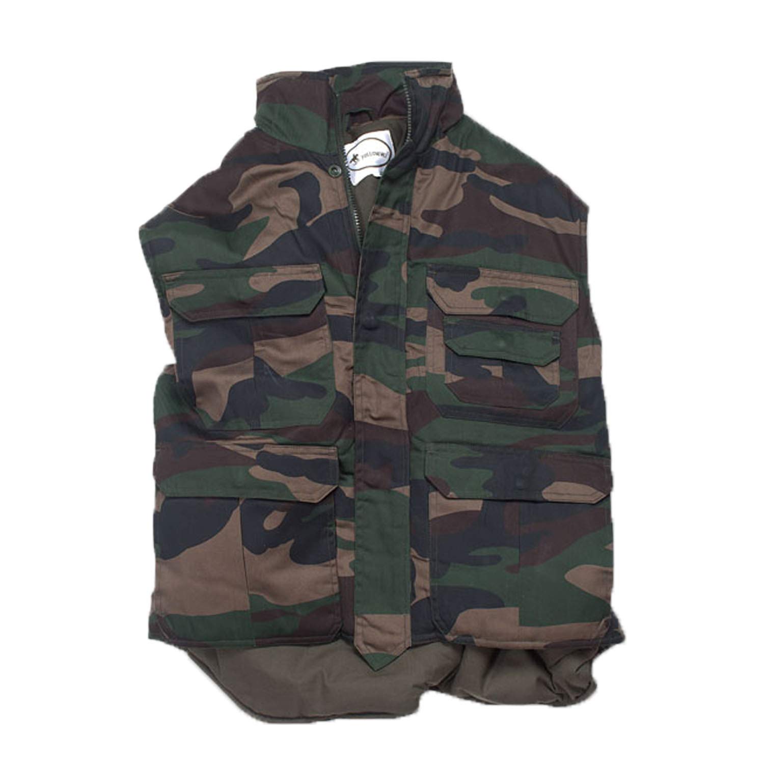 Fratelliditalia Gilet sans Manches pour Homme rembourré Poches Chasse d'hiver matelassé Fermeture Éclair Mode