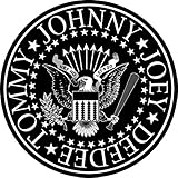 Alfombrilla giratoria de fieltro de alta calidad impresa con una imagen del logotipo de Ramone. La alfombrilla es de grosor regular (2 mm) y tiene un tamaño para adaptarse a cualquier tocadiscos.