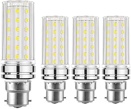 EKSAVE 12W B22 LED Glühbirne, gleich 100 Watt Lampen, 1200 Lumen, weiße 6000K, B22 Bajonett Kappe, nicht dimmbar, Pack von 4
