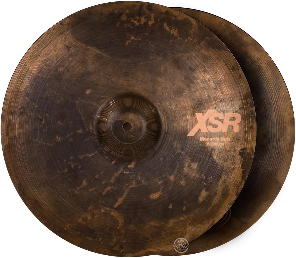 SABIAN Hi-Hat, XSR Monarch 15" Hi-Hat Cymbals, (Pair) (XSR1580MH)