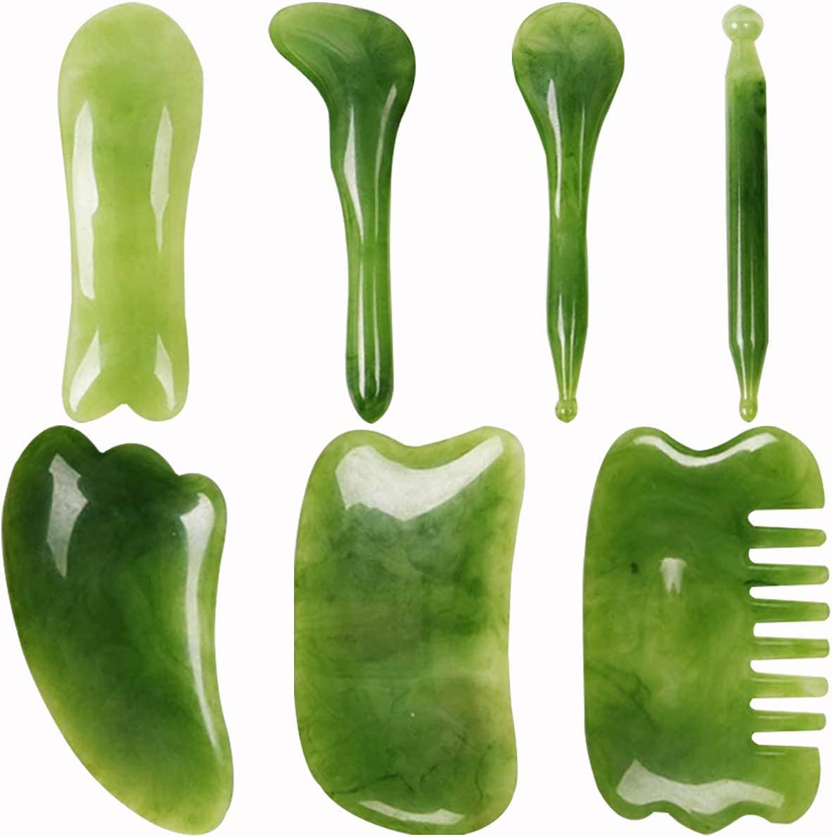 Gua Sha visage et corps 7 pièces pour votre rituel spa à la maison