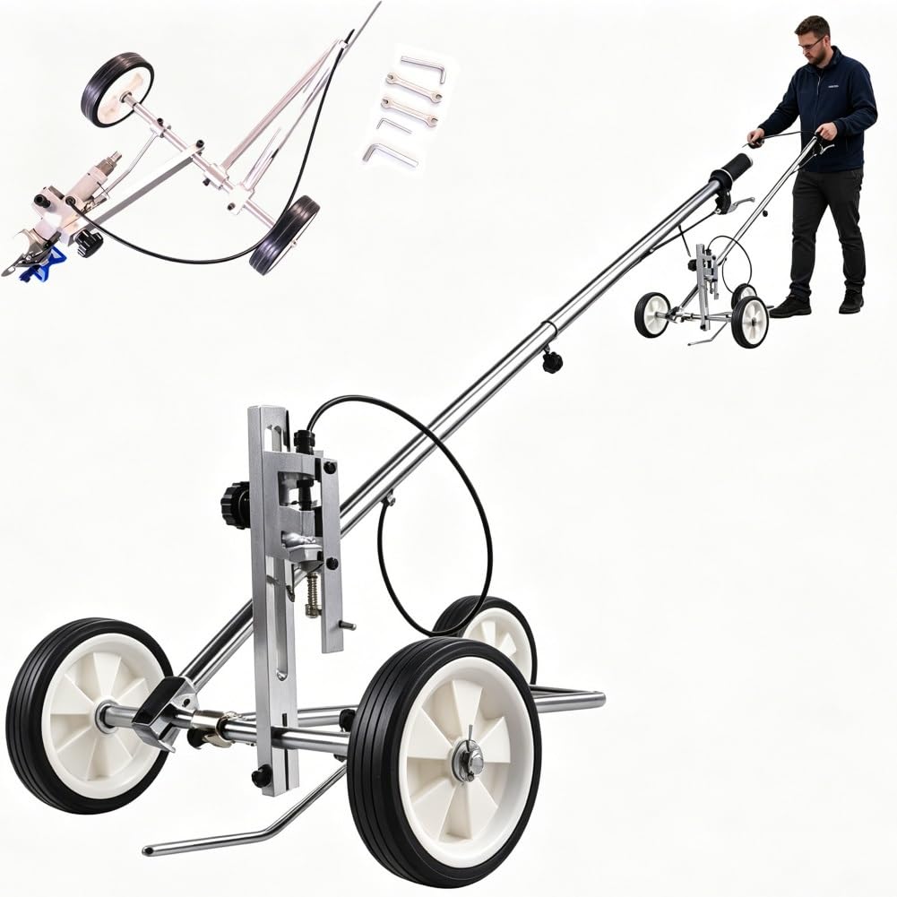 Machine à dénuder pour parking et marquage de gazon avec pistolet complet