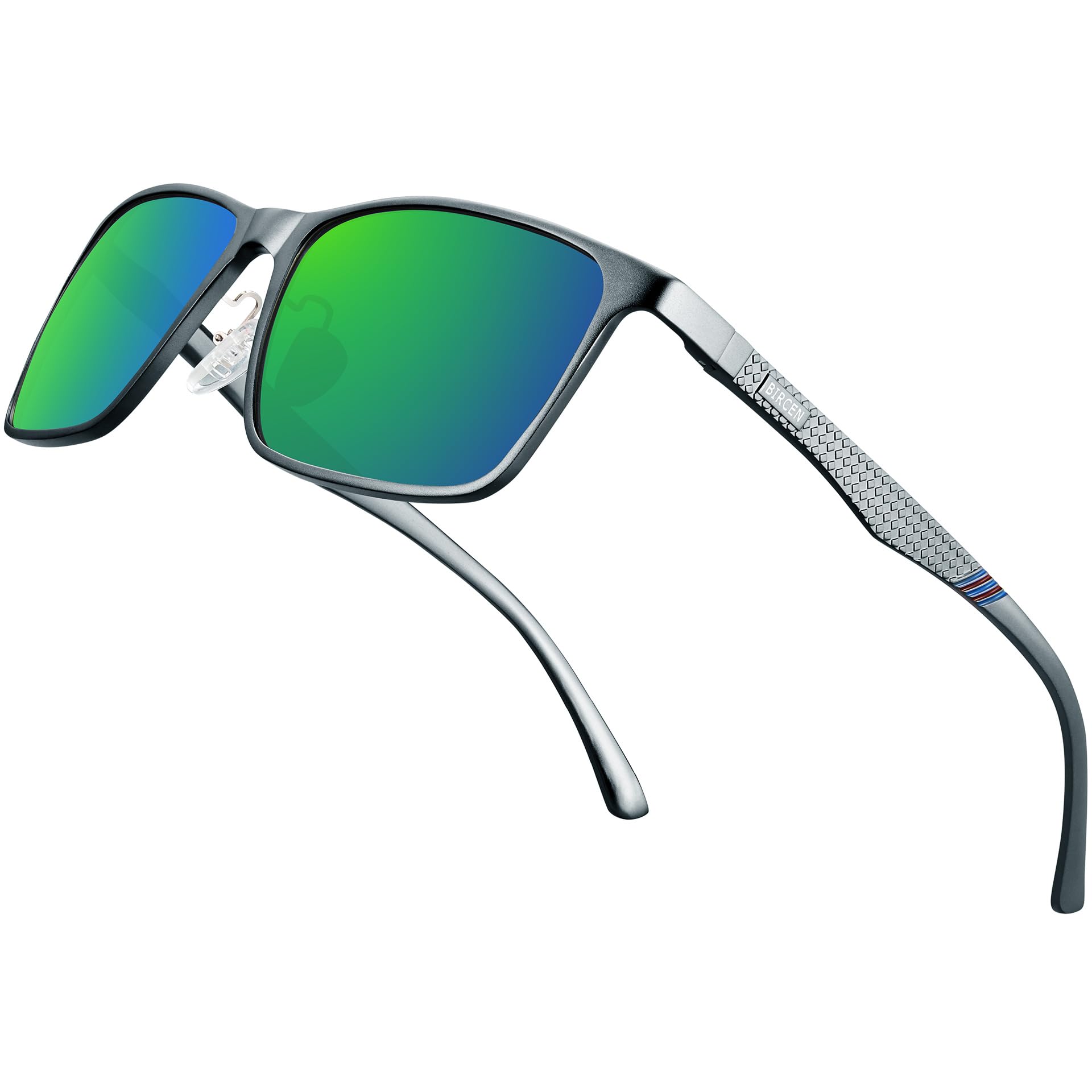 BIRCEN Mens Polarized Metal Sunglasses: 0.8 oz &amp; UV Protection Sun Glasses
