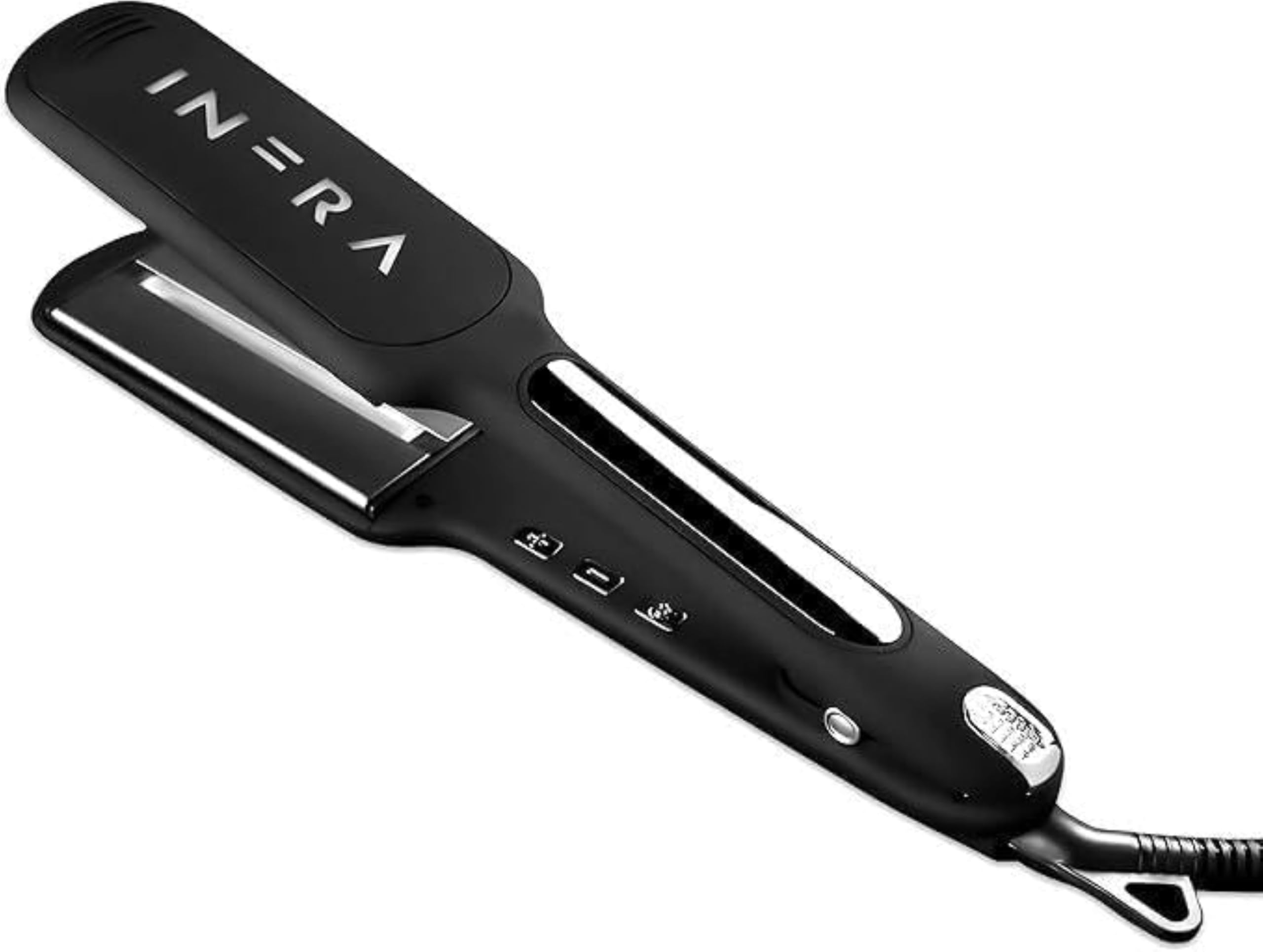 INFRAPremium 2 Inch Flat Iron Hair Straightener - Best Hair Straightener for Straight, Wavy and Curly Hairs - Ceramic Tourmaline Ionic Flat Iron Hair Straightener - Damage and Frizz Free Hair