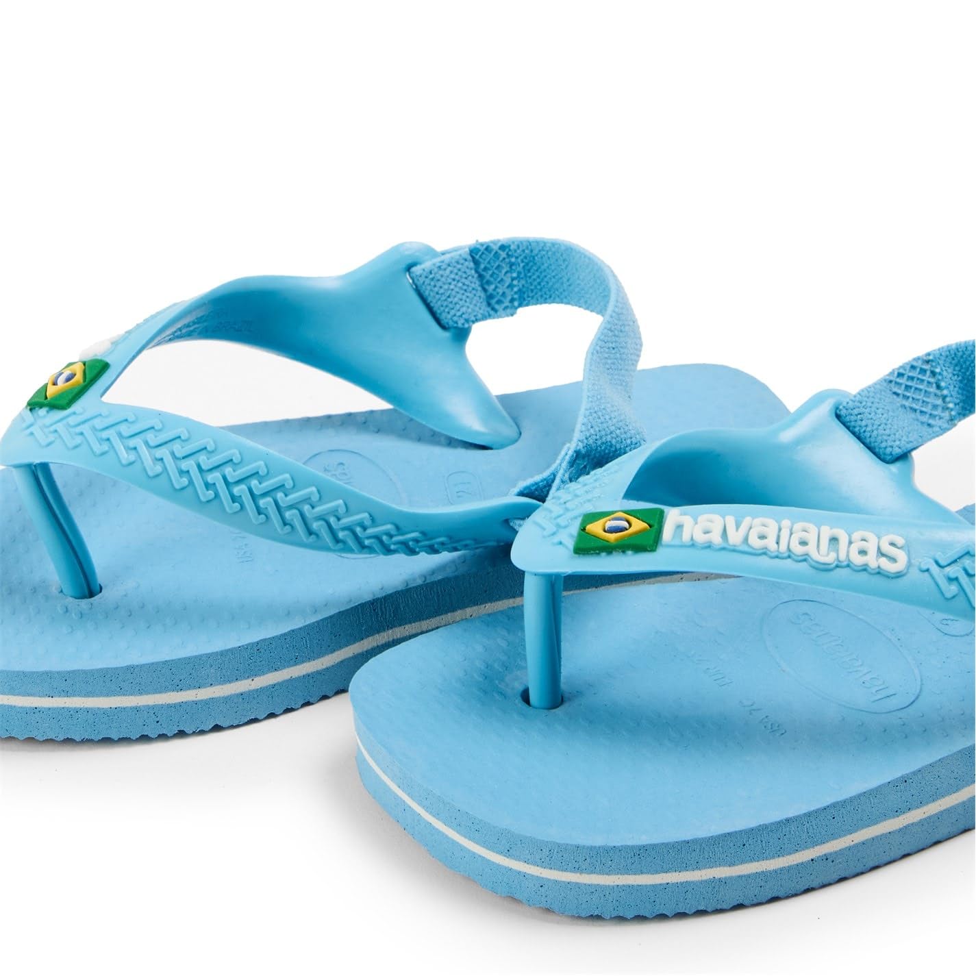 Havaianas Brasil Logo Flip Flops Men White/Marine Flip Flops Shoes