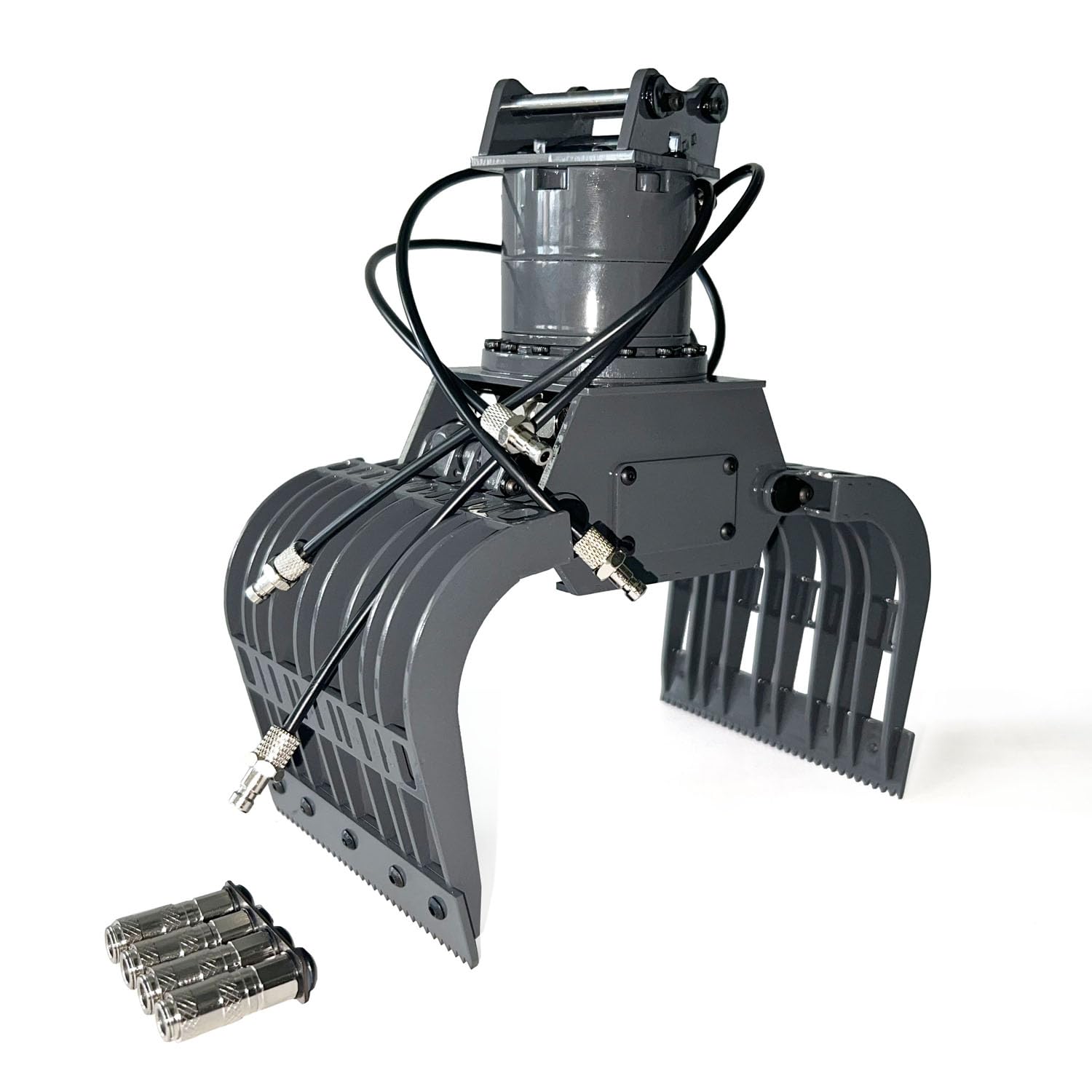 TOUCAN RC HOBBY 1/14 Hydraulic Claw Metal Grab for XDRC 945 RC Excavator Remote Control Digger