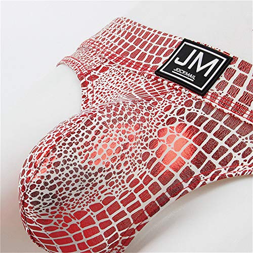 JOCKMAILSexy Men Underwear Jockstrap Snakeskin men hot Gay Men Underwear2