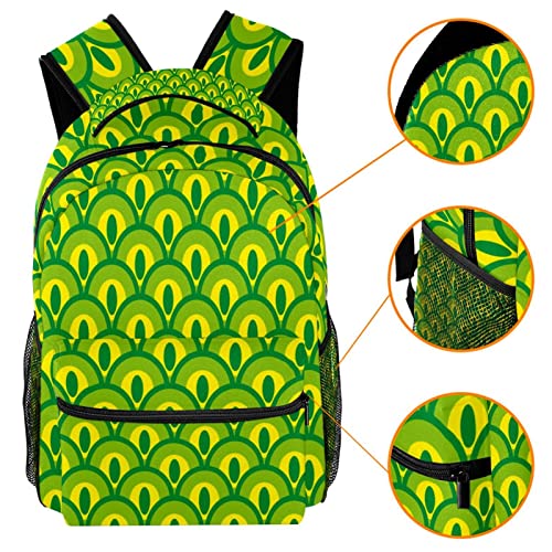 Sac à dos de voyage vert avec porte-bouteille Medium - 3