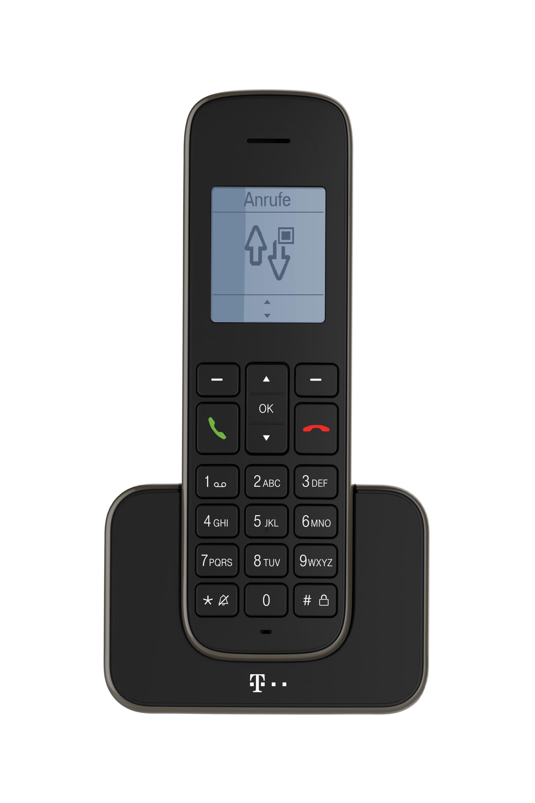 Telekom Sinus 207 Téléphone analogique Noir - Telekom Sinus 207, Téléphone analogique, Allemand, Combiné sans fil, 150 entrées, Noir
